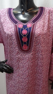 Vestido largo informal de manga larga para mujer, vestido musulmán, ropa árabe islámica, caftán Abaya - Product Image 6