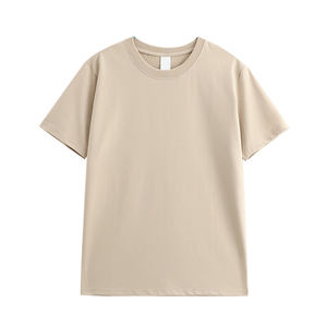 เสื้อยืดผู้ชายสีพื้นสไตล์ญี่ปุ่น ผ้าคอตตอนหวี 220 กรัม แห้งเร็ว ปักโลโก้ตามสั่ง ผลิตในจีน ราคาโรงงานบังกลาเทศ รับผลิตแบบ OEM - Product Image 2