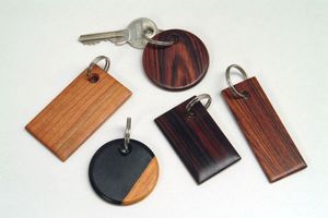 Promotional Gifts Wood Key Chain Custom <b>Personalized</b> Carving Plain Pouch Cork Blank Round Wood <b>Keychain</b> - Product Image 2