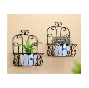 Support de suspension pour plantes d'extérieur, support de jardinage pour terrasse, supports métalliques pour plantes, porte-pot de fleurs de style rustique haut de gamme en promotion - Product Image 2