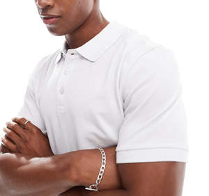 Nuevo Estilo 2026, Camiseta Polo al por Mayor, Combinación de Colores, Manga Corta, Cierre de Cremallera, Camiseta de Algodón Grueso - Product Image 2