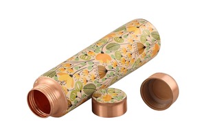 Best pure Solid Copper <b>Water</b> Bottles and Copper Drinking Bottle <b>Water</b> <b>Container</b> bottle from india - Product Image 2