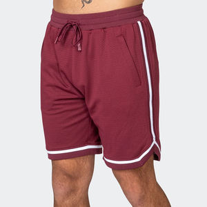 Pantalones cortos de baloncesto transpirables con logotipo personalizado para hombre, pantalones cortos de baloncesto de malla de poliéster de alta calidad al por mayor para hombre - Product Image 5