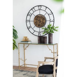 Jarrón de Metal Rústico para Mesa, Hecho a Mano con Diseño de Vetas de Madera, Decorativo para el Hogar, Macetero Artístico para Sala de Estar - Product Image 6