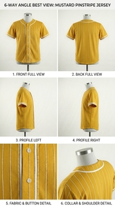 เสื้อเชิ้ตสไตล์เบสบอลคุณภาพพรีเมียม ชุดลำลองสำหรับออกกำลังกาย - Product Image 4