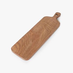 Tabla de Cortar de Madera Rectangular con Asa, Tabla de Cortar y Servir de Madera Natural, Accesorio de Cocina Ecológico - Product Image 1