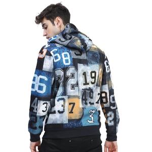 Sweat à capuche pour hommes noir pur taille personnalisée impression unique aspect coton doux 100% polyester prix raisonnable avec service OEM ODM - Product Image 3