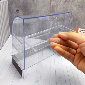 บ้านตุ๊กตาพลาสติกขนาดเล็กสำหรับทุกเพศเฟอร์นิเจอร์ขนาด1:12ตู้โชว์เค้กและคุกกี้ของเล่นบ้านตุ๊กตาพลาสติก - Product Image 4