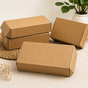 Custom Kraft Mailer Boxes Corrugated Cardboard Packaging Boxes Eco Friendly Shipping Boxes for E-commerce Clothing Gifts - Product Image 2