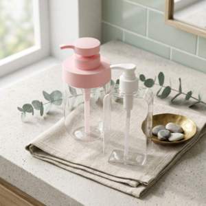 Custom Sizes Pavico Brand Square PET Plastic <b>Bottle</b> <b>200ml</b>/300ml/500ml for Shampoo Pump Dispenser Body Wash Shampoo Packing - Product Image 2