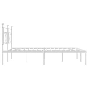 Base de Cama Doble de Acero con Recubrimiento en Polvo Blanco, Categoría de Productos de Camas Metálicas - Product Image 6