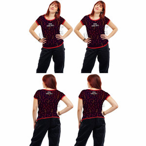 Camisetas de Manga Corta para Mujer, Diseño Nuevo, Hechas de Algodón, Camisetas para Mujer al por Mayor en Existencia - Product Image 6
