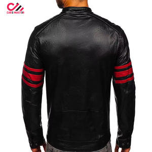 Chaqueta de Cuero PU Premium para Hombre, Estilo Motero, Elegante y Duradera, Ropa Exterior de Moda para Venta al Por Mayor OEM - Product Image 2