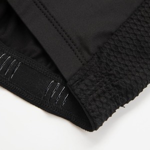 Maillot de Ciclismo Negro para Hombre, Manga Corta, Transpirable, 100% Poliéster, Franja Blanca en la Manga, Opciones de Logotipo Personalizado, Impresión por Transferencia de Calor - Product Image 5