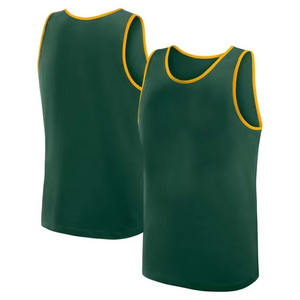 Débardeur unisexe uni en coton doux / polyester, sans manches, personnalisable avec logo, pour hommes, gym, fitness, musculation - Product Image 1