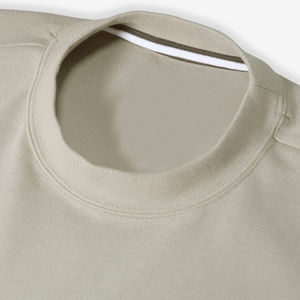 T-shirts en molleton épais personnalisables pour hommes grandes tailles, avec lettres 3D en relief, 100 % coton recyclé, 220 g - Product Image 4