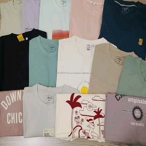 Lote de Camisetas de Algodón para Hombre de Marca Popular, Alta Calidad, Tallas S-3XL, Estilos y Colores Variados, Diseño de Moda, Excedentes de Producción - Product Image 5