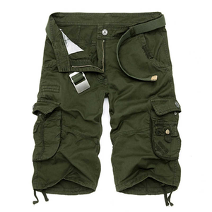 Shorts Bermuda Homme Confortables en Coton/Spandex Tricoté avec Cordon de Serrage, Dernière Conception, Fabriqués au Pakistan, Qualité Supérieure, Couleur Unie - Product Image 1