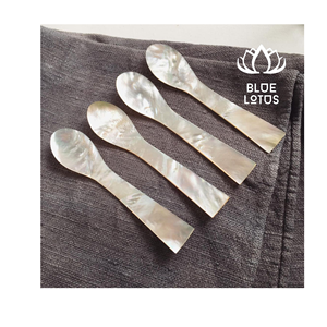 Cuchara de Nácar de Primera Calidad, Segura, Limpia y Ecológica, 2026, Utensilio de Concha Pura, Ideal para Servir Caviar y Comer en la Mesa, Proveedor Directo - Product Image 1