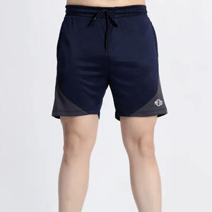 Pantalones Cortos Deportivos Casuales para Hombre MOE, con Bloques de Color, Cintura Elástica, Poliéster, Ropa Deportiva para Gimnasio, Producción OEM de Fábrica - Product Image 2