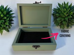 กล่องไม้พิมพ์ลายฝาปิดแม่เหล็ก กล่องใส่เครื่องประดับแบบปลอดภัย กล่องไม้พิมพ์ลาย กล่องเก็บของสำหรับจัดแสดงสินค้าพรีเมียม ขายส่ง - Product Image 5