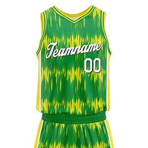 Ensemble d'uniformes de basketball personnalisés avec nom et numéro sur le maillot et le short, fabricant OEM ODM, vente en gros - Product Image 3