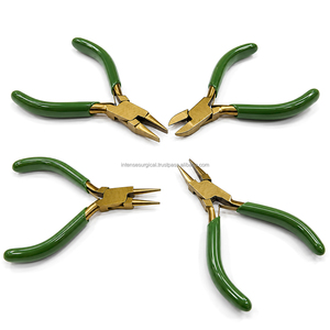 Mini kit d'outils de fabrication de bijoux en acier inoxydable de 3 pouces, 4 pièces |   Chain Nose |   Nez Plat |   Pince coupante latérale |   Qualité de classe A+ |   OEM - Product Image 1