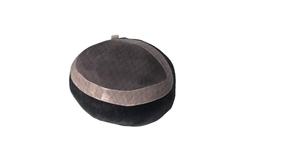 Taz วิกผมอินเดียแบบเชมมี่สำหรับผู้ชายวิกผมเบสแบบโมโนและผมปลอม-นุ่มน้ำหนักเบาเป็นมิตรกับสิ่งแวดล้อม - Product Image 3