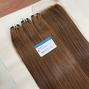 Extensions de cheveux bruts vietnamiens bruns clairs, qualité vierge, finition soyeuse, offre directe usine – Meilleures ventes - Product Image 5