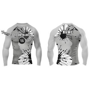 Chemise de compression unisexe à séchage rapide et respirante, de haute qualité, en spandex/polyester, sur mesure - Product Image 4