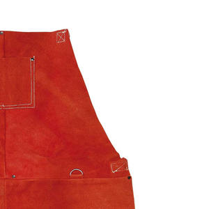 Delantal de cuero resistente para soldadura, para taller industrial y trabajos de fabricación de metal. Delantal de cuero resistente al fuego. - Product Image 2