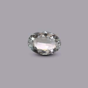 Natural 5.15 Carat Handcrafted Aquamarine Loose Gemstone Oval Faceted Cut for Fine Jewelry - Product Image 1