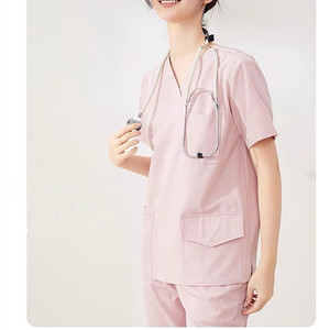 Tenues d'hôpital OEM, uniformes médicaux, ensembles de blouses et pantalons de travail en spandex - Product Image 5