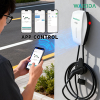 Cargador de Vehículos Eléctricos Compacto de 11kW para Montaje en Pared, Fácil Instalación en Garaje, con Cable Tipo 2 Incluido