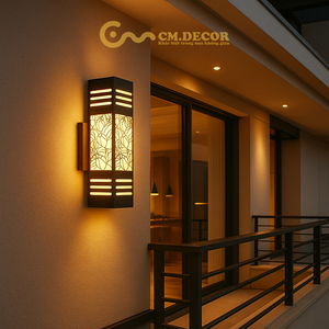 CM Decor Steel/inox Wall Lamps Japanese Style LED Wall Lamp Indoor Outdoor Waterproof <b>Light</b> for Home <b>Corridor</b> Staircase - Product Image 2