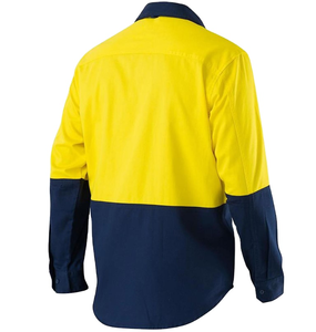 Camisa de Trabajo de Seguridad de Manga Larga Reflectante y Resistente al Fuego para Hombre - Product Image 2