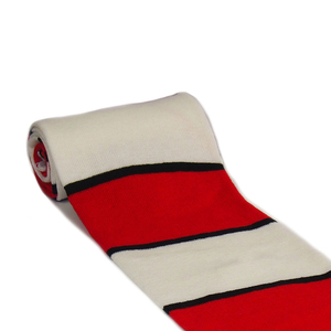 Écharpes de football carrées tricotées double face personnalisées, écharpes de supporter légères de haute qualité pour équipes - Product Image 3