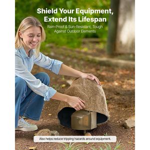 หินเทียมขนาดเล็ก น้ำหนักเบา ทนทานต่อสภาพอากาศ ผิวสัมผัสเหมือนจริง สำหรับปิดปั๊มน้ำบาดาลกลางแจ้ง - Product Image 6