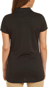 Camiseta de golf para mujer 2026 con cuello en V, lisa, de verano, informal, de media manga, ligera y transpirable, tipo polo. - Product Image 3