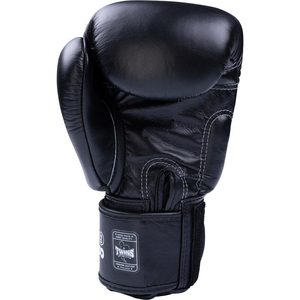 Guantes de Boxeo Negros Hechos a Medida, Protectores de Tibia con Cierre de Gancho y Bucle, Kit Profesional de Sparring, Muay Thai, Kick Boxing, Cuero Genuino - Product Image 6