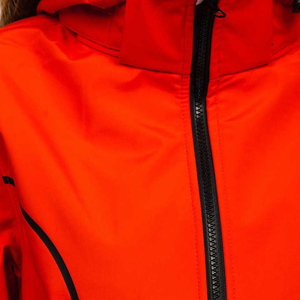 <b>Women</b> Softshell <b>Jacket</b> Waterproof Windproof <b>Lightweight</b> Outdoor Coat Breathable Stretch Full Zip Hooded Weather Resistant Casual - Product Image 4