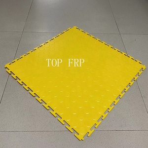 Dalles de sol de garage en PVC robustes de 6 mm, emboîtables, amovibles, antidérapantes, revêtement de sol en vinyle pour hôpital, atelier, usage intérieur - Product Image 2