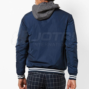 Blousons d'hiver confortables pour hommes, légers, avec logo personnalisé sur le devant, vente en gros en usine - Product Image 3