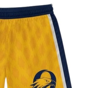 Unisex Yellow Navy Blue Lacrosse Shorts Polyester Lightweight <b>Athletic</b> Uniform Sportswear Team Training Clothing - Product Image 4