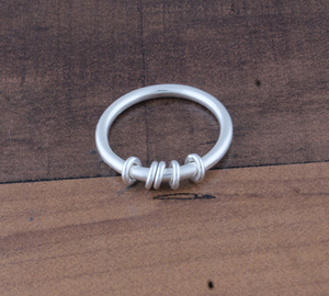 Anillo de Plata de Ley 925 al por Mayor, Anillo Sencillo Clásico de Alto Brillo, Anillo de Boda Liso Minimalista Unisex para Mujer - Product Image 6