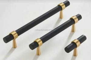 Boutons en bois avec pierre - Laiton - Résine Forme ronde Variétés Boutons de meuble, Quincaillerie de tiroir naturelle à vendre en gros - Product Image 4