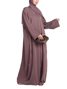 Custom Women <b>Islamic</b> <b>Clothing</b> Muslim Loose Elegant Cotton Breathable Lightweight Floor Length Abaya Color Plus Size Bat Long - Product Image 1