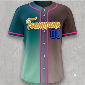Camiseta de béisbol transpirable con botones para adultos, fabricación profesional de ropa deportiva con corte automatizado, jersey de béisbol - Product Image 4