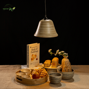 Abat-jour en bambou tissé de qualité supérieure, abat-jour en bambou naturel fait à la main pour l'intérieur moderne de la maison et de l'hôtel - Product Image 1