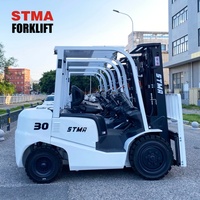 Chariot élévateur diesel STMA certifié CE ISO 2t 2,5t 3t avec contrepoids TCM 3 tonnes à prix réduit